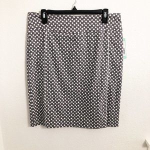 NWT Margaret M Selma Piping Detail Skirt